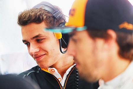 ランド・ノリス「来季F1デビューできるかどうかはアロンソ次第」