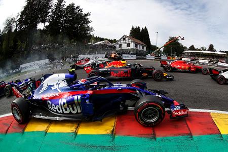 【決勝レポート】ベッテルが今季5勝目　トロロッソ・ホンダも9位入賞／F1ベルギーGP