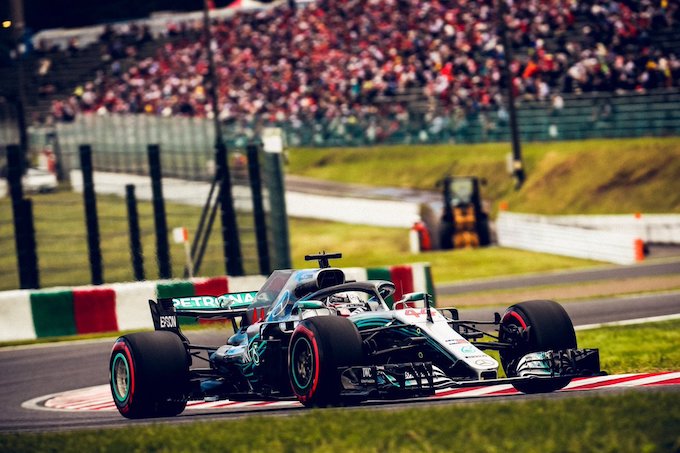 【F1日本GP】メルセデス1-2！フェラーリ完敗　トロロッソ・ホンダはスタート失敗が響く