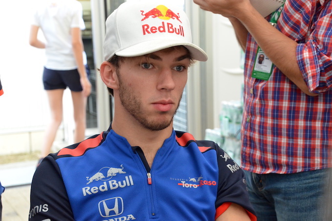 【トロロッソ・ホンダ】ガスリー「F1日本GP決勝ではパワーも下がった･･･ホンダのスペック3はもっと良くなる」