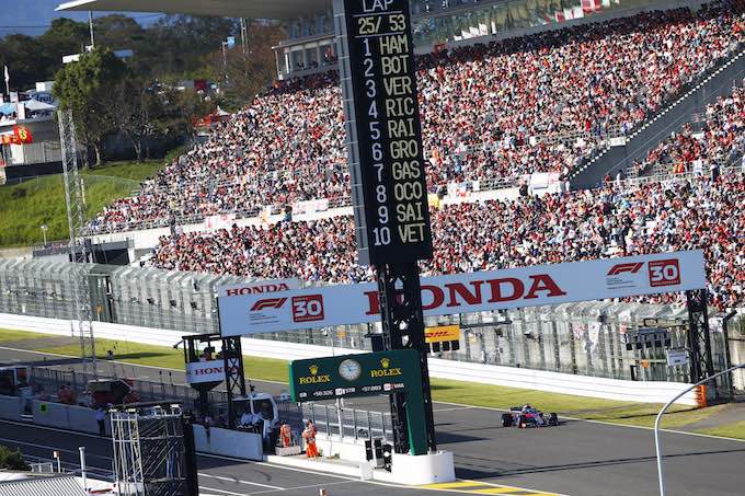 【画像：F1日本GP】ピレリが鈴鹿のタイヤ戦略を解説「トップ5で3種類のタイヤ戦略。ミディアムが多く使われた」