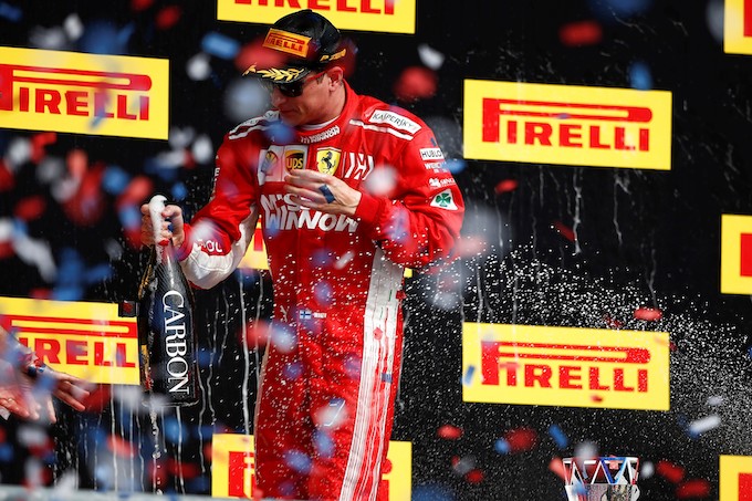 【タイヤ戦略】ライコネン、近年で最もエキサイティングな戦いを制す「初日の雨が貢献した」