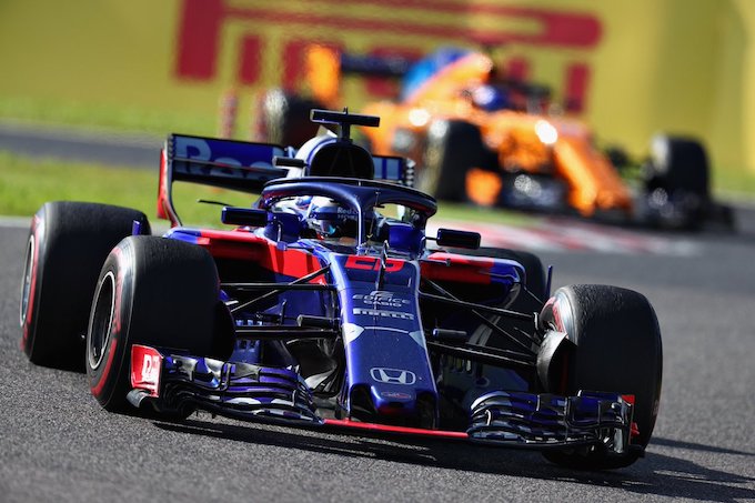 【F1日本GP結果】トロロッソ・ホンダ、スタート失敗で無念