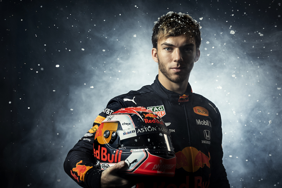 【動画と画像：F1ヘルメット】ピエール・ガスリー、2019年仕様ヘルメットのカラーリング公開