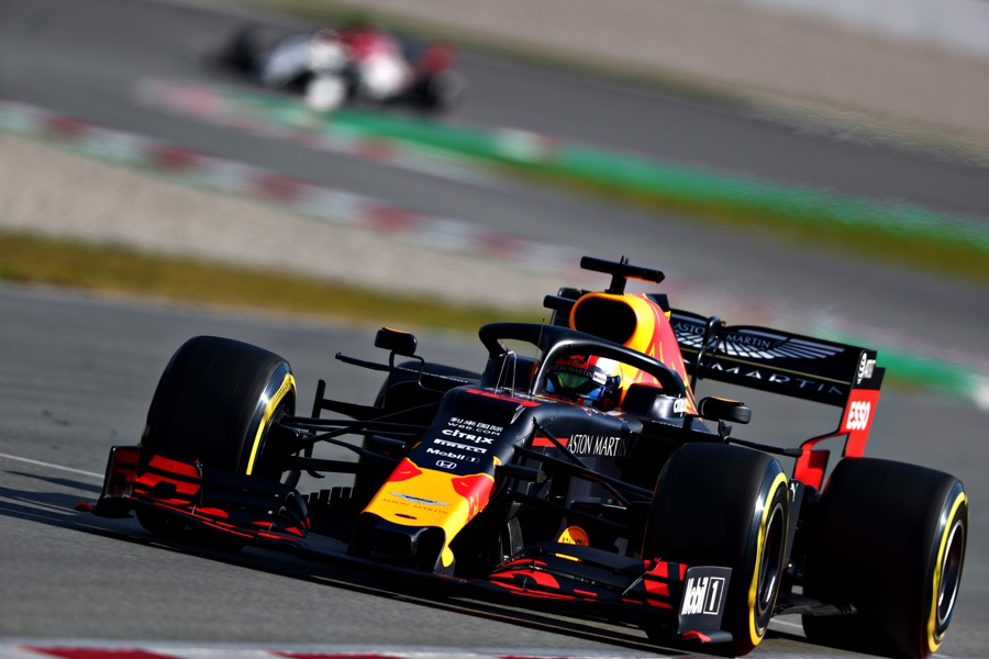 【F1テスト2・1日目タイム＆使用タイヤ】レッドブル・ホンダがミディアムタイヤで2番手！