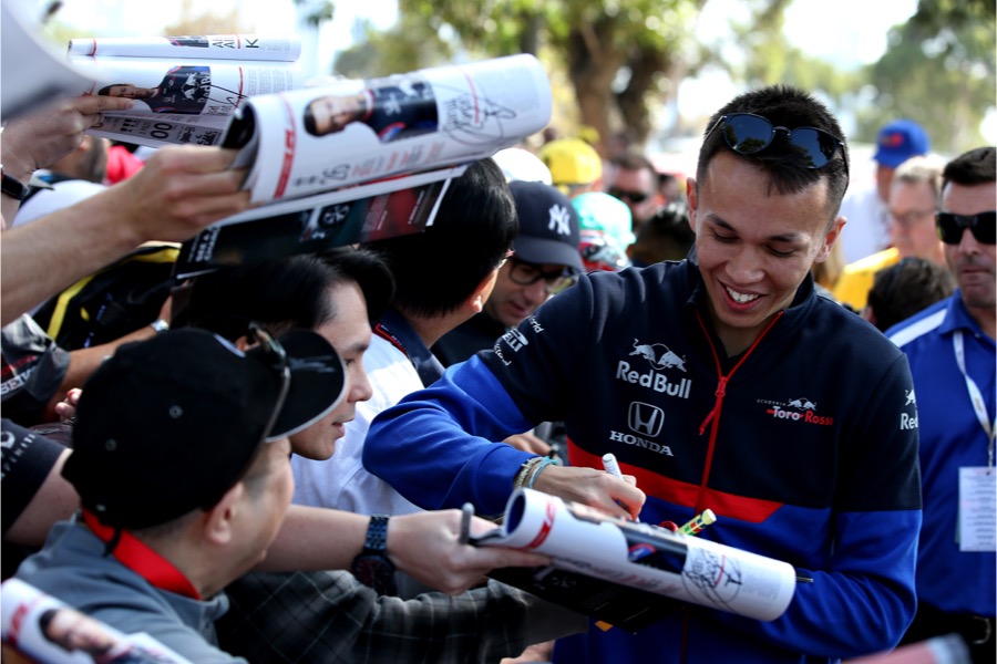 【トロロッソ・ホンダ】アルボン「ついに夢の舞台！コースも週末の流れも初体験が待ってる」