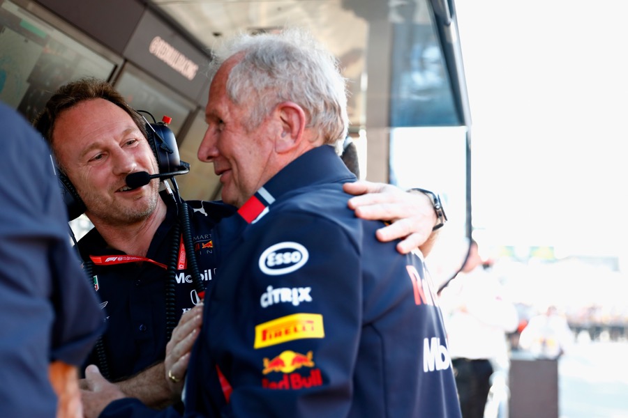 【レッドブル・ホンダ】ホーナー代表「ハミルトンにプレッシャーをかけ続けて表彰台。希望の見える開幕戦だ」