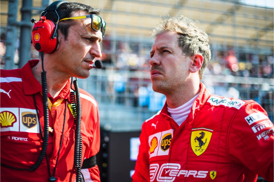 【F1開幕戦】レッドブル・ホンダに抜かれたベッテル「遅かった。F1テストでは思い通りだったのに･･･」