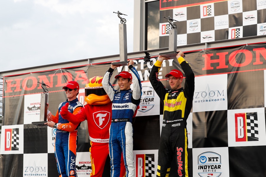 【ハイライト動画】佐藤琢磨、インディカーで初ポールトゥウィン達成！完璧な勝利