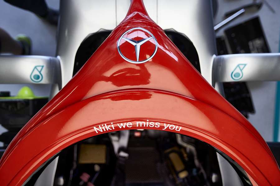 【メルセデスF1】赤いハロはモナコ1回限りも「ニキとの思い出はクルマに残し続ける」