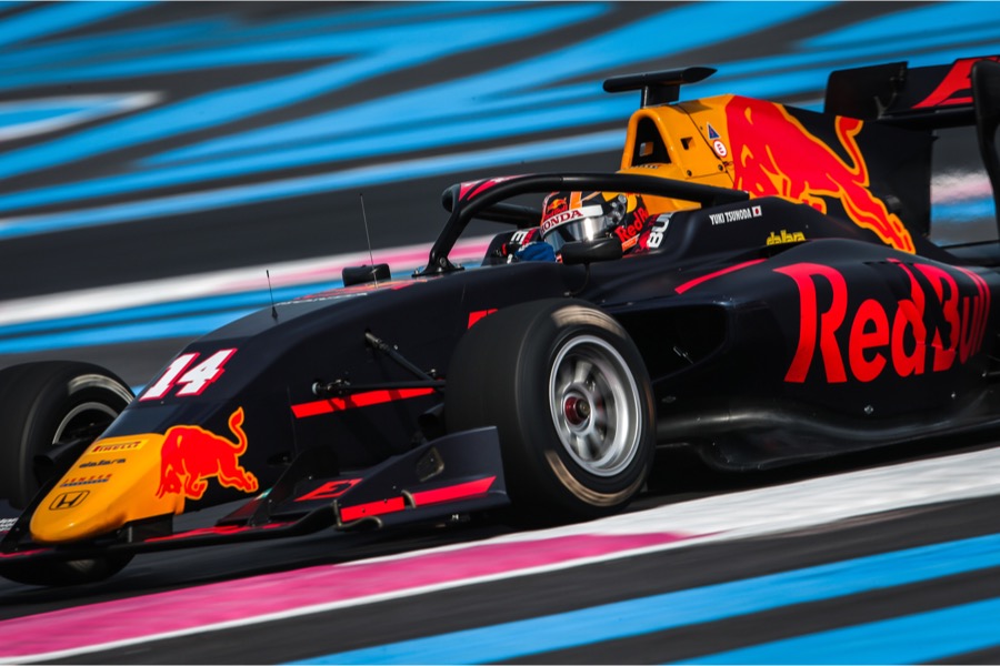 【ハイライト動画：FIA-F3】レッドブルカラーの角田裕毅、予選27番手から怒濤の追い上げで7位フィニッシュ／第2戦フランス大会