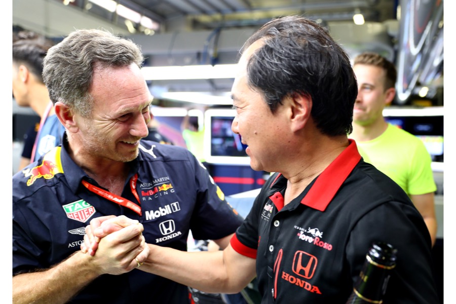 【レッドブル・ホンダ】ホーナー代表「激しいバトルこそF1だ。ホンダはF1復帰後初勝利、ホームGPで優勝、夢が叶った気分だ」