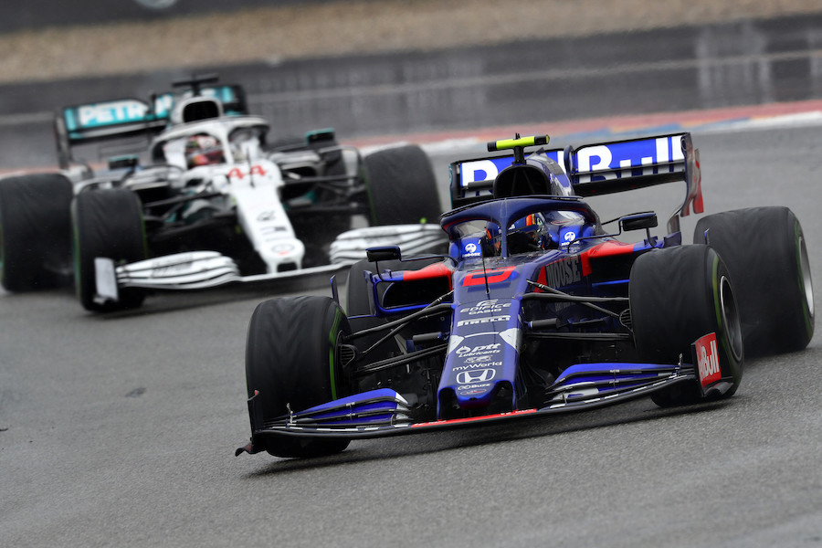 【トロロッソ・ホンダ】アルボン、4番手を走行中「よし、行くぞ！と興奮した」6位が残念に感じる