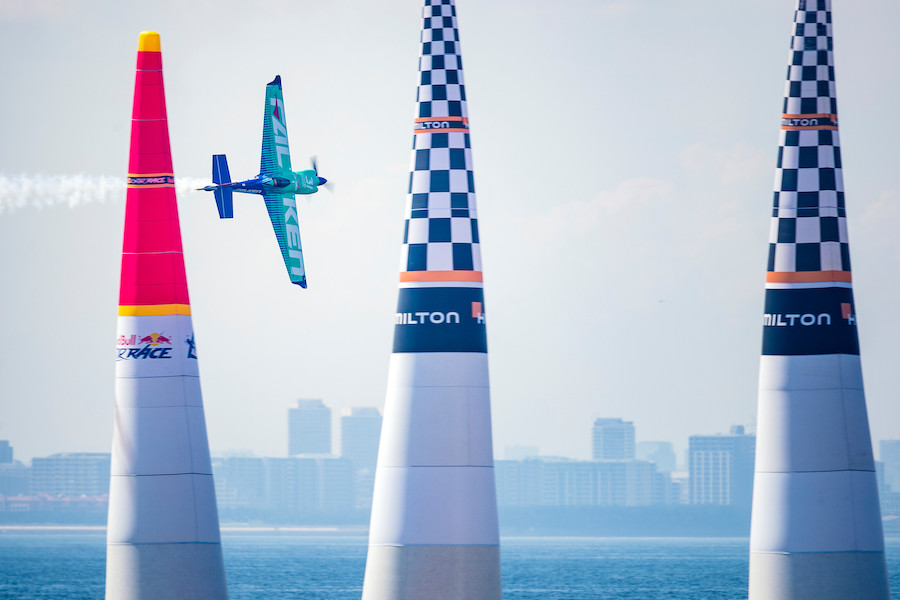 【レッドブル・エアレース】室屋義秀、最後の予選は0.810秒差の5番手／F1イタリアGP