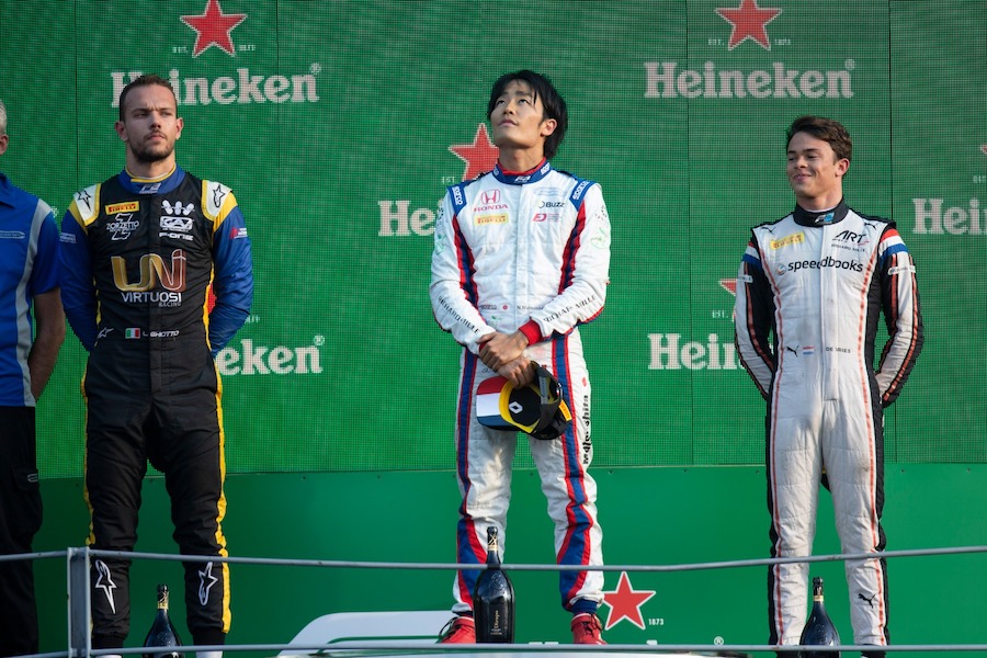 【ハイライト動画：F2】ホンダの松下信治、2勝目！「持っているものを出せた」／イタリア