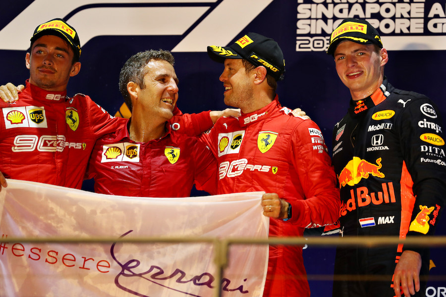 【F1ハイライト動画】レッドブル・ホンダ3位！フェラーリが2年ぶり1-2フィニッシュ／F1シンガポールGP