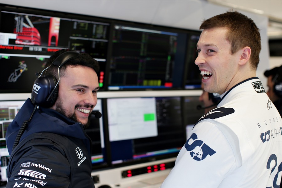 【アルファタウリ・ホンダ】クビアトは初日5番手「まるで乗りなれたマシンのようだった」