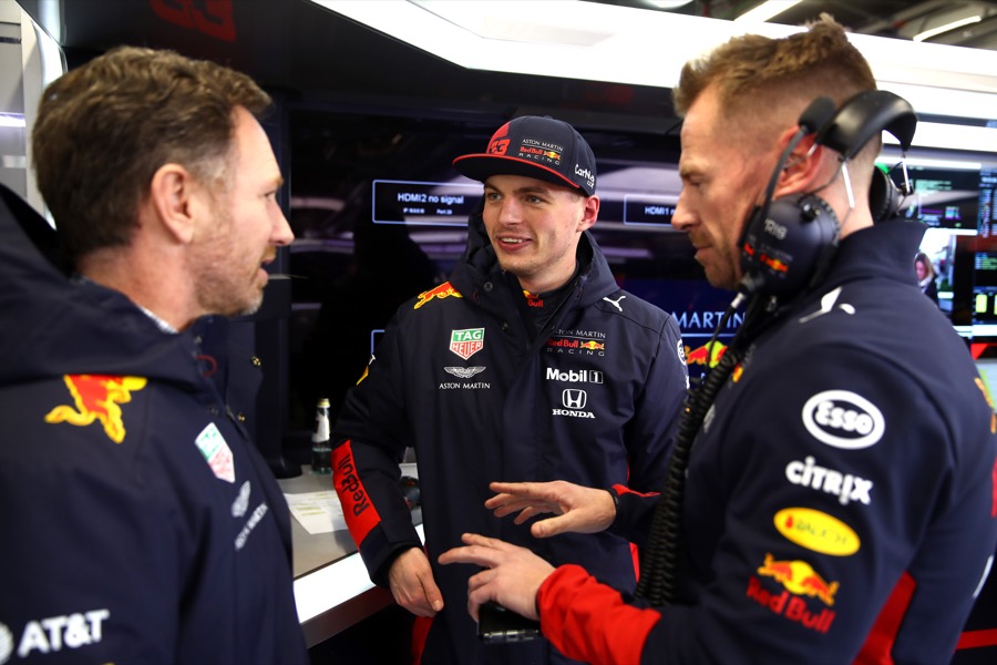 【レッドブル・ホンダ】フェルスタッペンは初日4番手「信頼性には問題ないし満足」最多168周を走行