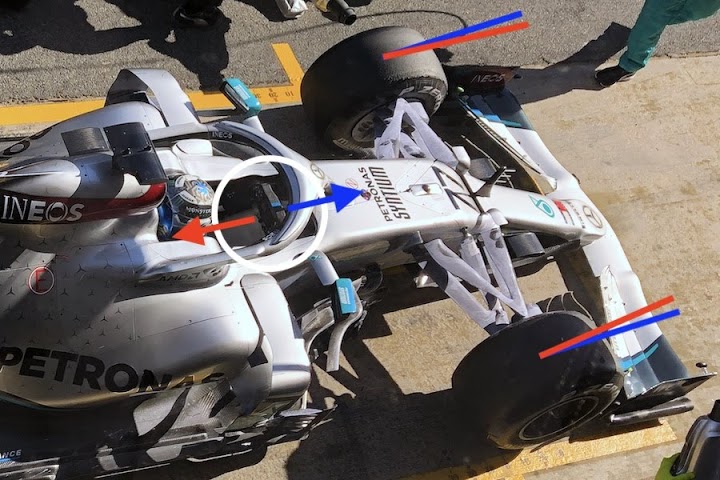 【F1：動画と画像で解説】議論を呼ぶメルセデスの革新的ステアリングシステム　レッドブルは“違法”だと主張