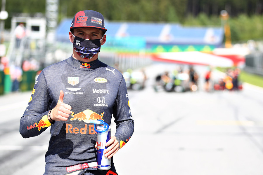 【レッドブル・ホンダF1】3番手フェルスタッペンはミディアムタイヤスタート「いいスタートを決め、勝利のために全力を尽くすよ」