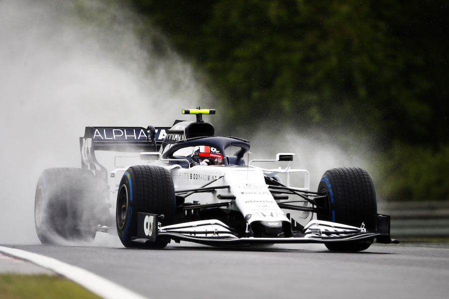 【F1ハイライト動画】雨の中、アルファタウリ・ホンダがレッドブル・ホンダを上回る／F1第3戦ハンガリーGPフリー走行2回目