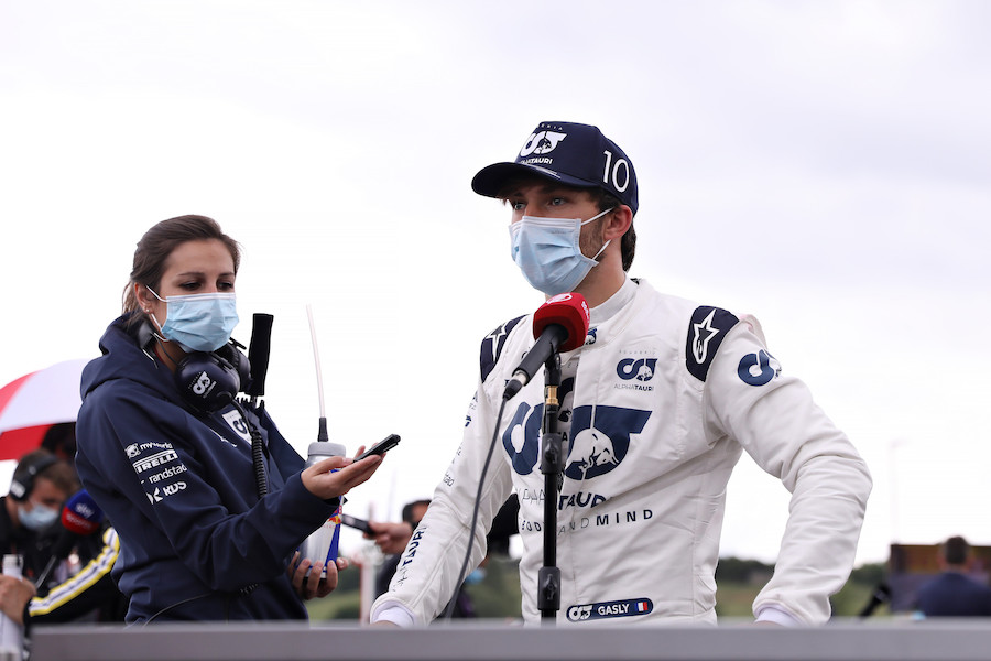 【アルファタウリ・ホンダ】ガスリー「Q3進出は嬉しいけどPUにトラブルが出たのは残念」／F1第3戦ハンガリーGP予選