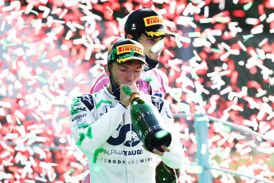 【写真ギャラリー】ホンダF1と勝った！ガスリー、予選10番手から追い上げアルファタウリのホームレースで初優勝！／F1イタリアGP