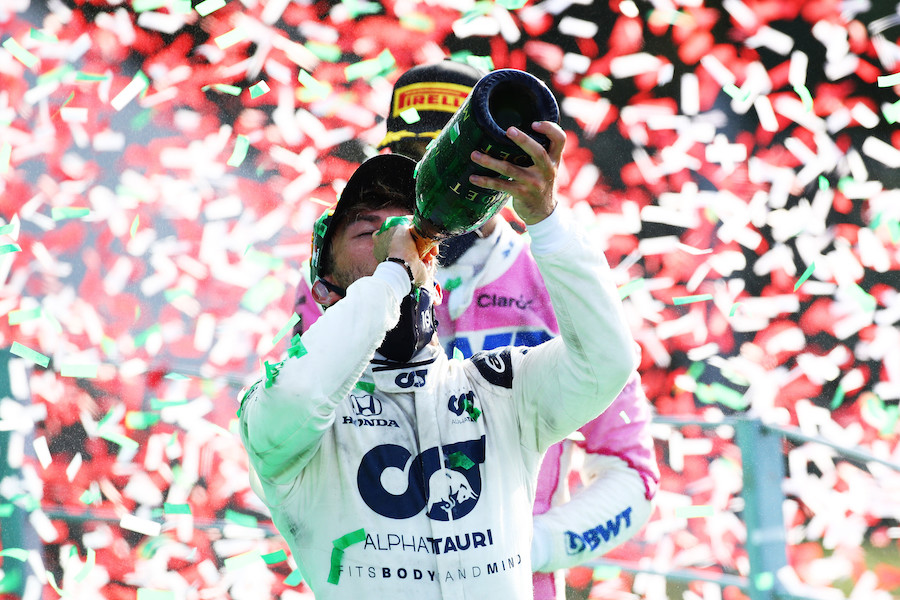 【アルファタウリ・ホンダ】ガスリー、F1初優勝「最高！信じられない！自分がF1優勝者なんて不思議な気分だよ」／F1イタリアGP