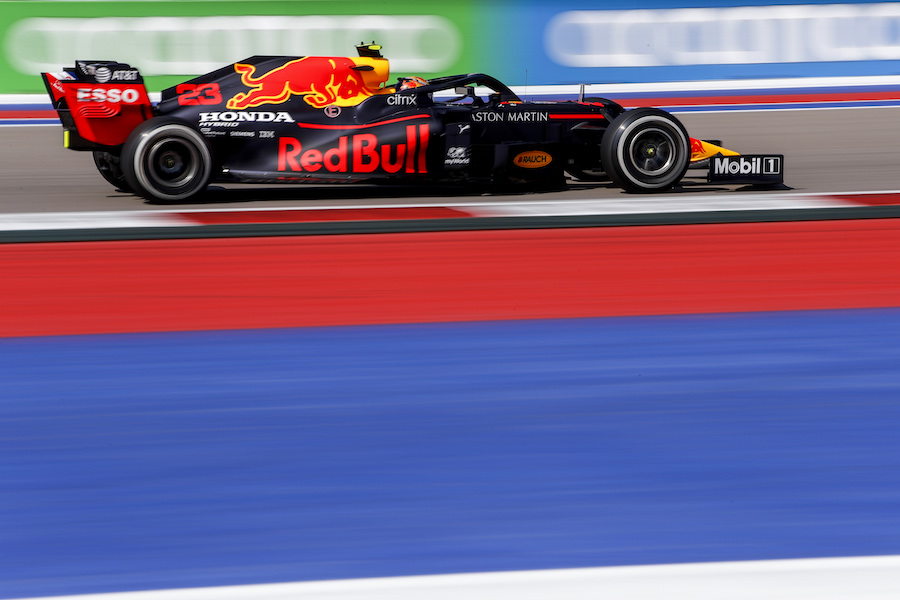 【レッドブル・ホンダ】アルボン「どうタイヤをマネージしていくかがカギ」／F1ロシアGP