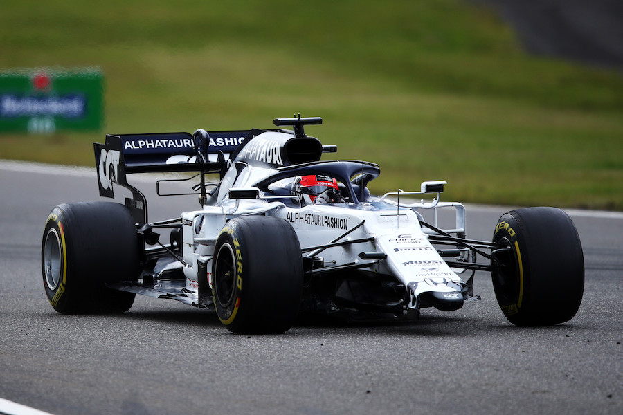 【アルファタウリ・ホンダ】クビアト「アルボンと接触してフロントウイングは破損。力強いレースができてたのに」／F1アイフェルGP