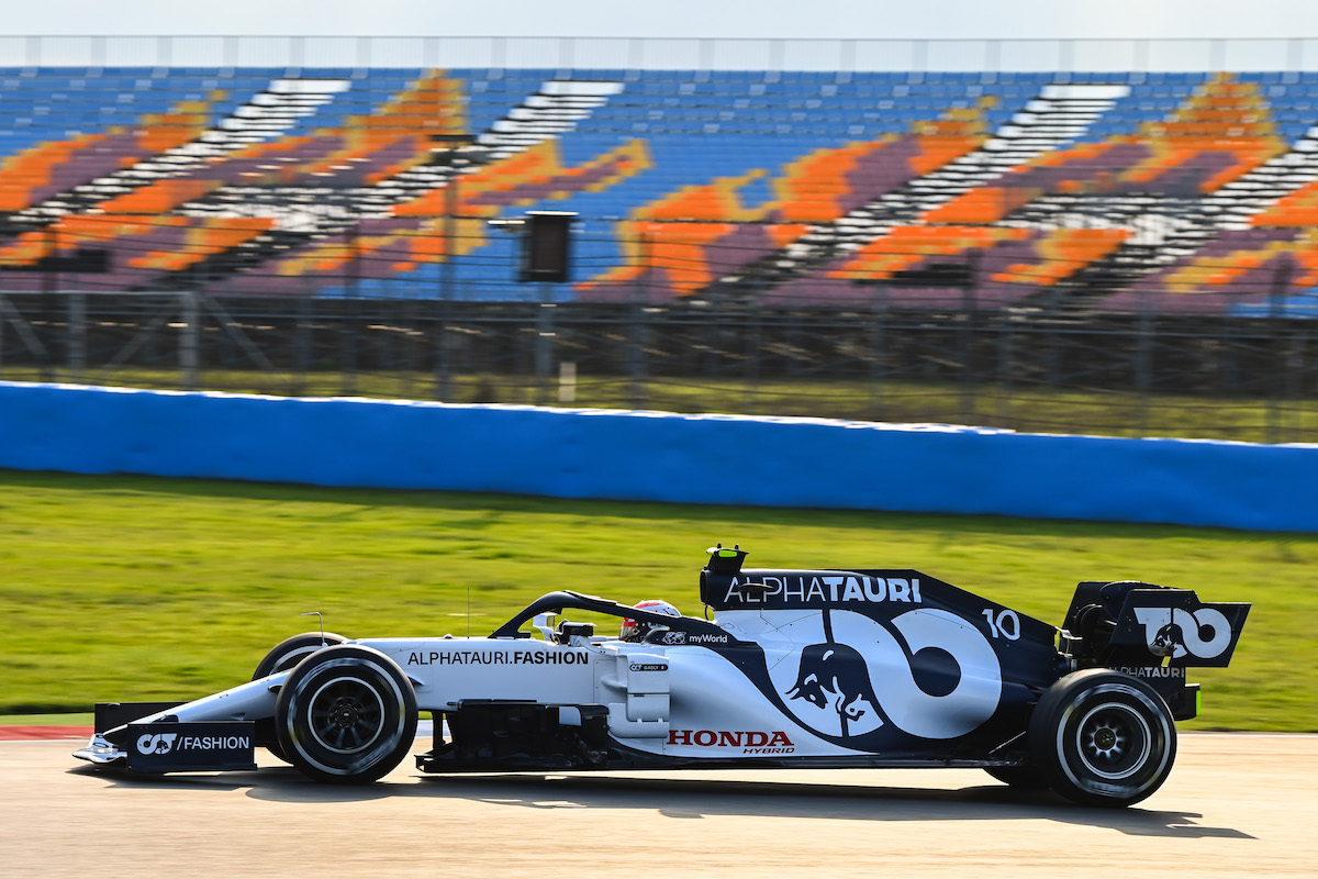 【アルファタウリ・ホンダ】ガスリー「あまりに滑って驚いた。マシンの感触はとてもいい」／F1第14戦トルコGP初日