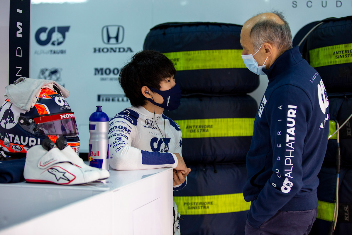 【アルファタウリ・ホンダ】トスト代表が角田の才能に太鼓判「マシンの習熟が早く、確実に成長していたのが今回の決め手」F1ヤングドライバーテスト参加決定