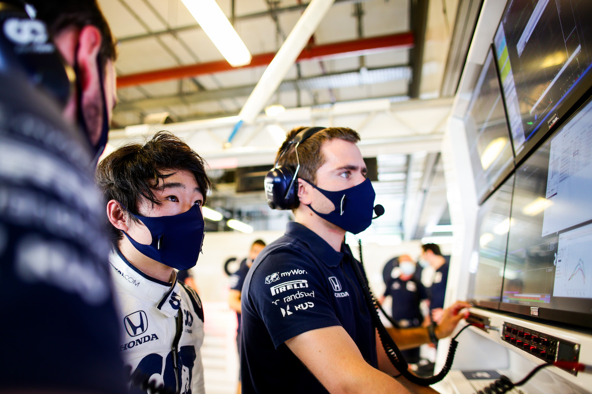 アルファタウリ・ホンダの角田裕毅、2020年型F1をドライブ「Gはハンパなかったです！」