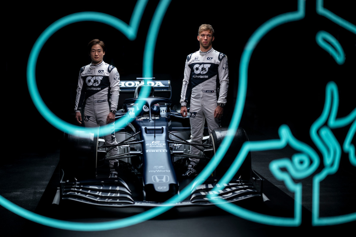 【F1新車】アルファタウリ・ホンダ新車発表！ドライバーはレッドブルも期待する新人・角田裕毅と優勝経験者ガスリー