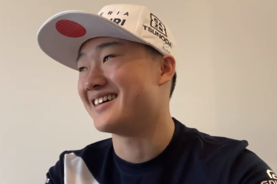 【開幕直前インタビュー】テストで2番手の角田裕毅「クルマの感触は悪くない」課題は「風」