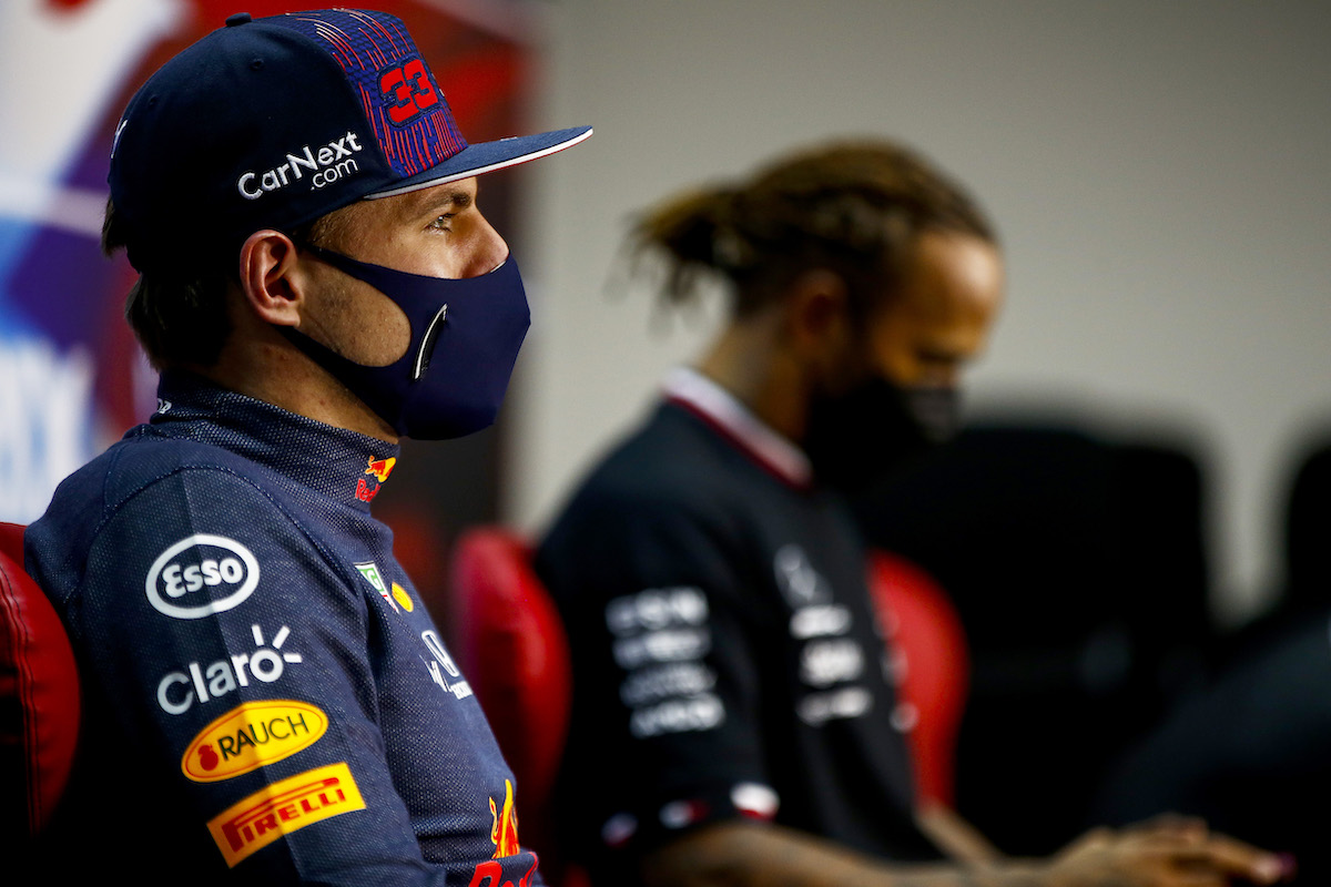 【レッドブル・ホンダ】フェルスタッペン「残念だけどメルセデスと勝負できた。ホンダの200回目の表彰台を決められてよかった」／F1開幕戦バーレーンGP