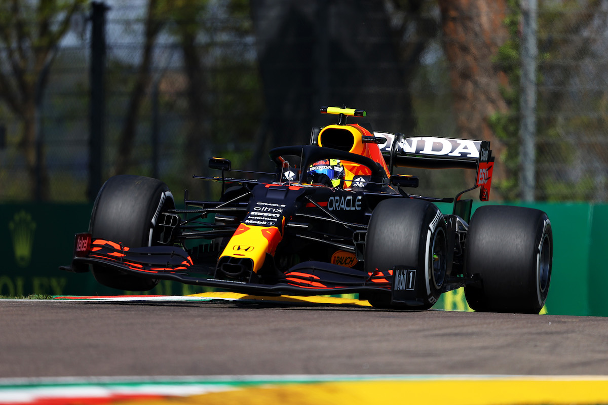 【FP1速報】ホンダ勢2台が好調もペレスクラッシュ、角田最下位／F1エミリア・ロマーニャGP