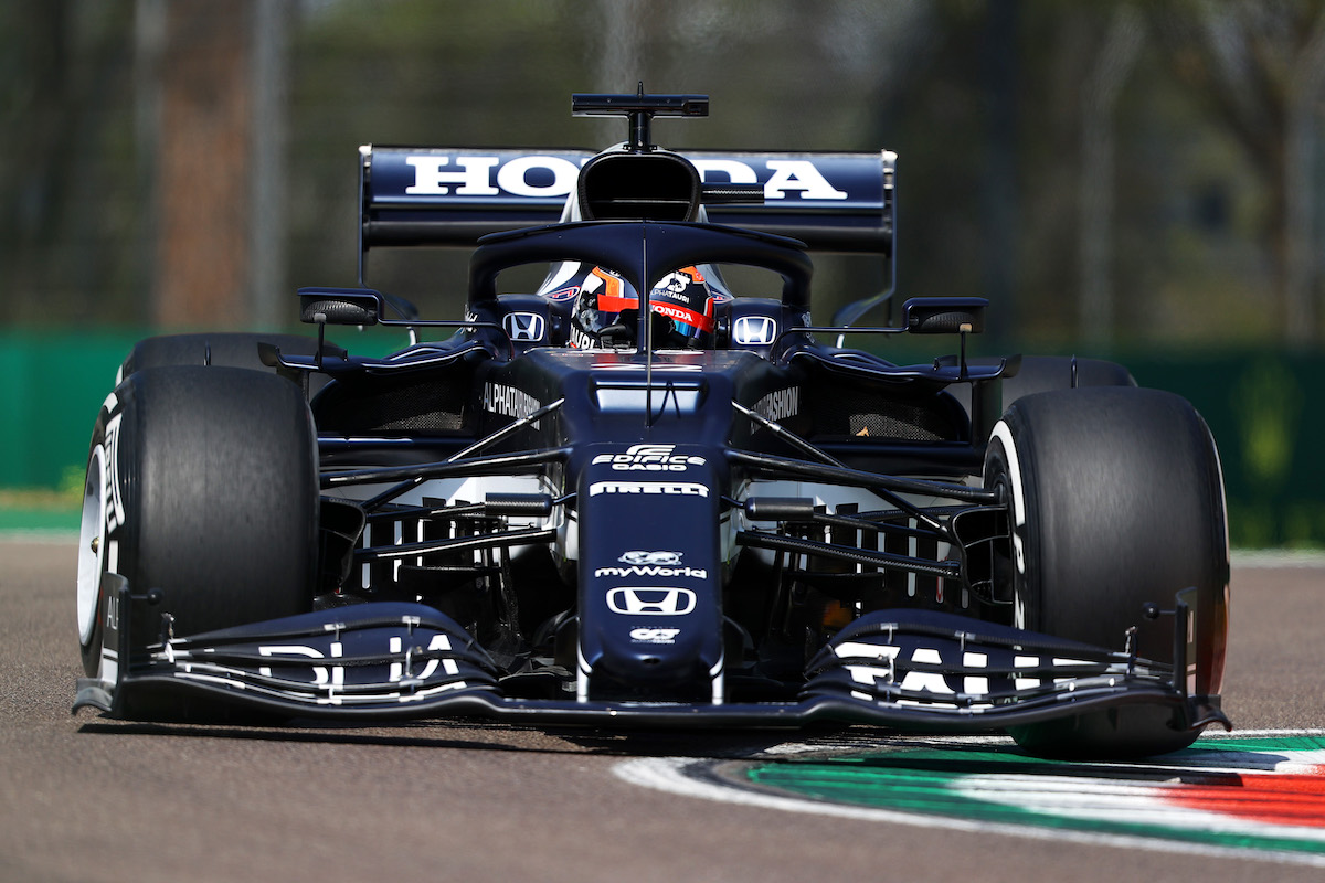 【FP1順位】ホンダ勢は3・5番手と好発進　角田はアタックできず最下位、ペレスは接触で赤旗／F1エミリア・ロマーニャGP