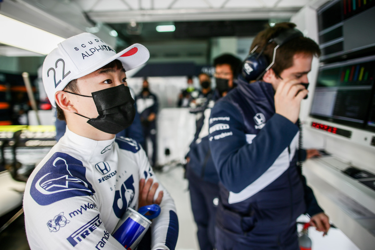 【アルファタウリ・ホンダ】角田裕毅「激しくプッシュしすぎてコントロールを失ってしまった」／F1エミリア・ロマーニャGP予選