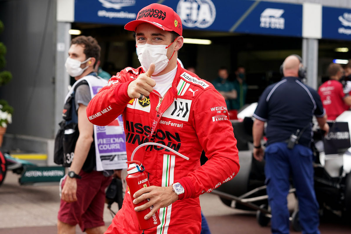 【フェラーリ】ルクレール、ポールポジション獲得もクラッシュで終えて「複雑」ペナルティは回避か？／F1モナコGP予選