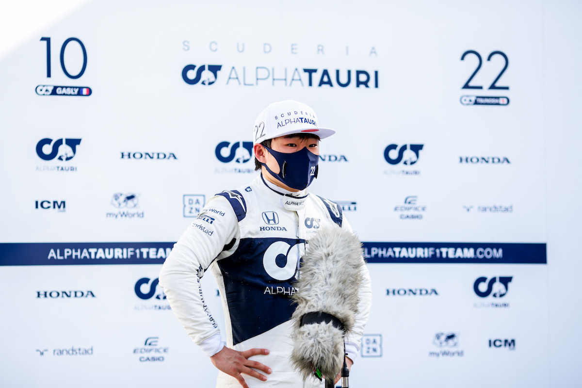 【アルファタウリ・ホンダ】角田裕毅10番手「ペース自体は間違いなく良い」／F1アゼルバイジャンGP初日