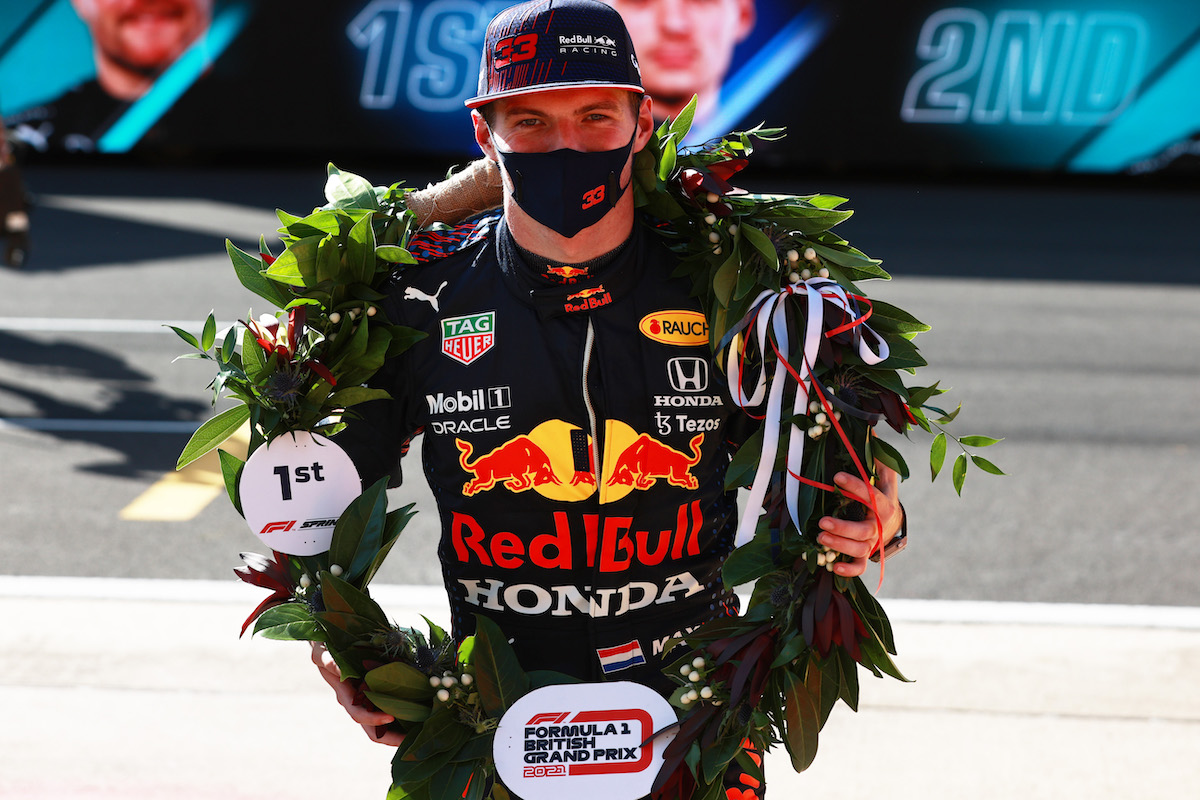 【レッドブル・ホンダ】フェルスタッペン「レース結果でポールポジション獲得というのはおかしな気分だよ！」／F1イギリスGP土曜日