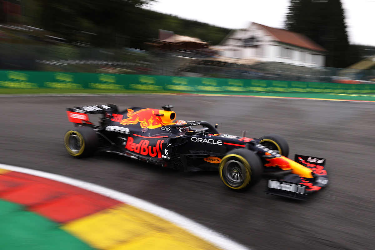 【F1ベルギーGP FP2順位】フェルスタッペン、トップタイムも最後にクラッシュで赤旗。角田は12番手