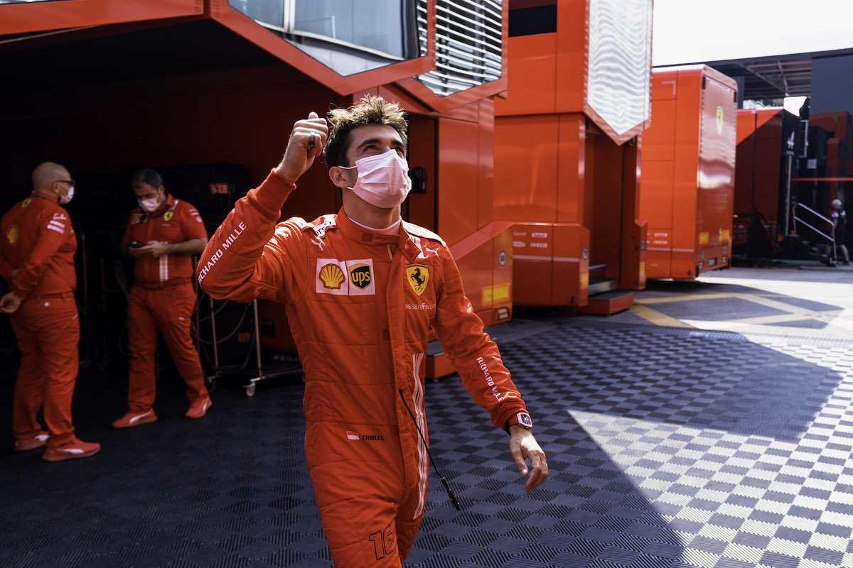 フェラーリの地元で3列目につけたルクレール「前を行く4台にプレッシャーをかけたい」／F1イタリアGPスプリント予選