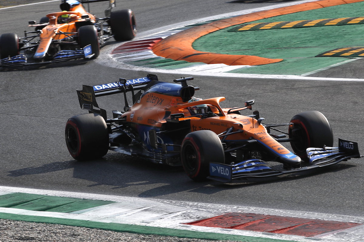 【F1イタリアGP順位】リカルドは3年ぶり、マクラーレンは2012年以来の勝利！フェルスタッペンとハミルトンは接触リタイア！