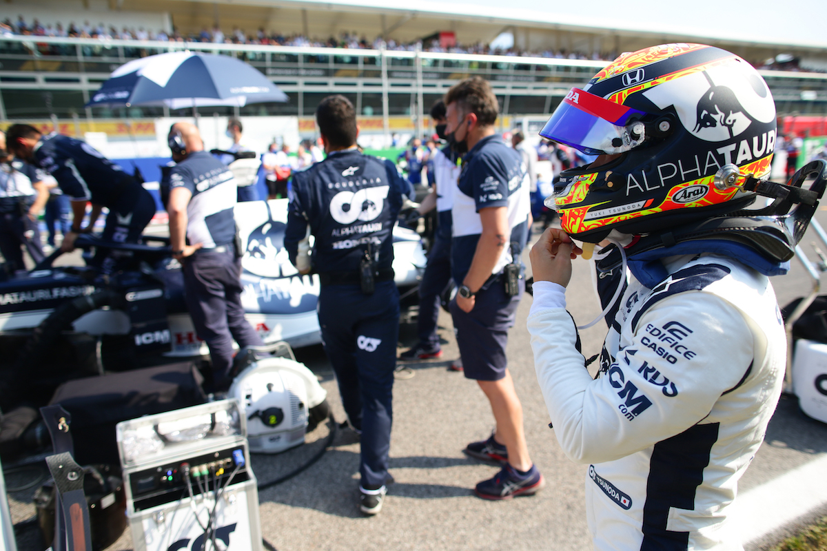 アルファタウリ・ホンダの角田裕毅「グリッド上で解決しようとしたのですが･･･」／F1イタリアGP