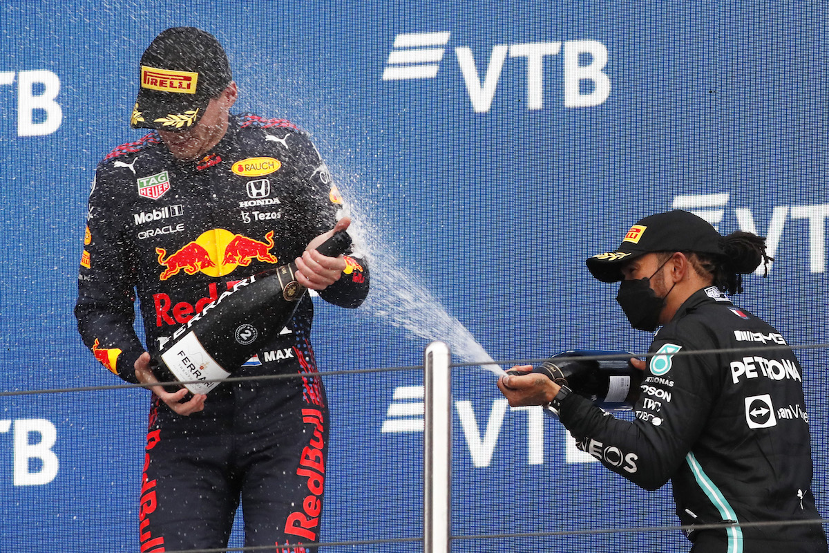 【ランキング】100勝目のハミルトンがわずかに逆転！PU交換で最後尾スタートのフェルスタッペン、2位で最小のダメージ