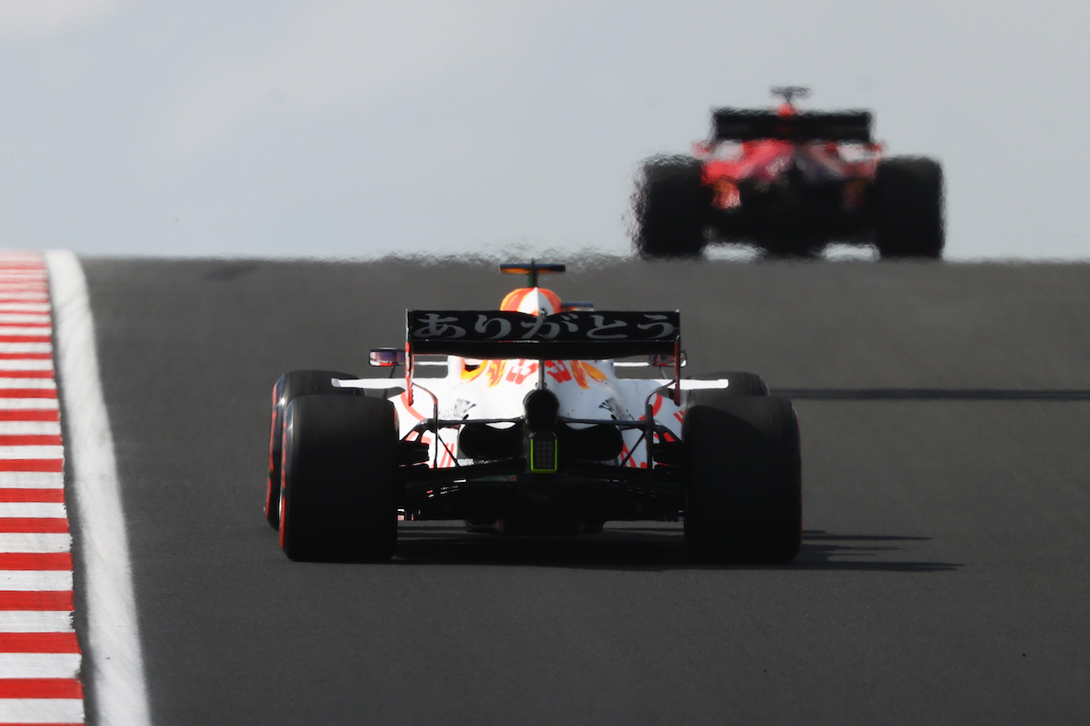 【FP1順位：F1トルコGP】ホンダF1「ありがとう」の特別カラーでまずは2番手。角田裕毅は18番手