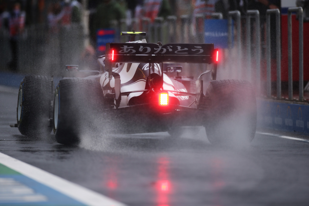 【FP3：F1トルコGP】雨でホンダ勢がトップ3！角田裕毅も8番手