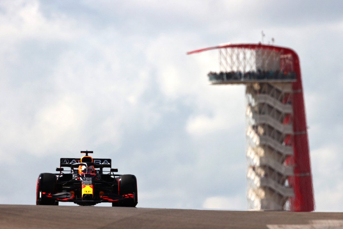 【F1アメリカGP：予選Q3】フェルスタッペンがポールポジション！角田裕毅10番手